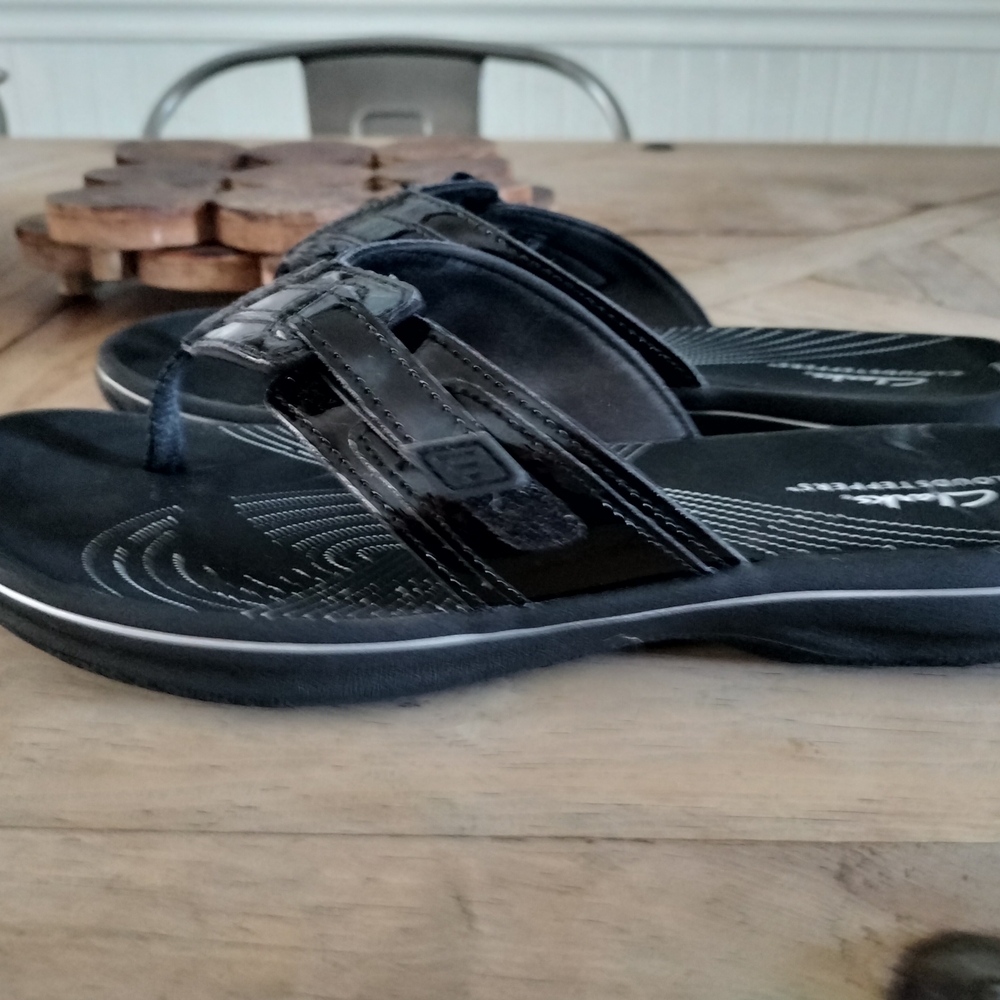 Cloudsteppers by Clarks Black Sandals